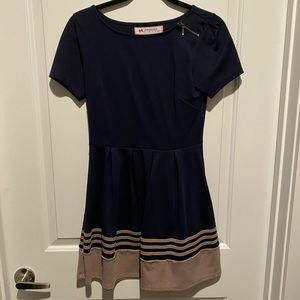 Navy blue dress